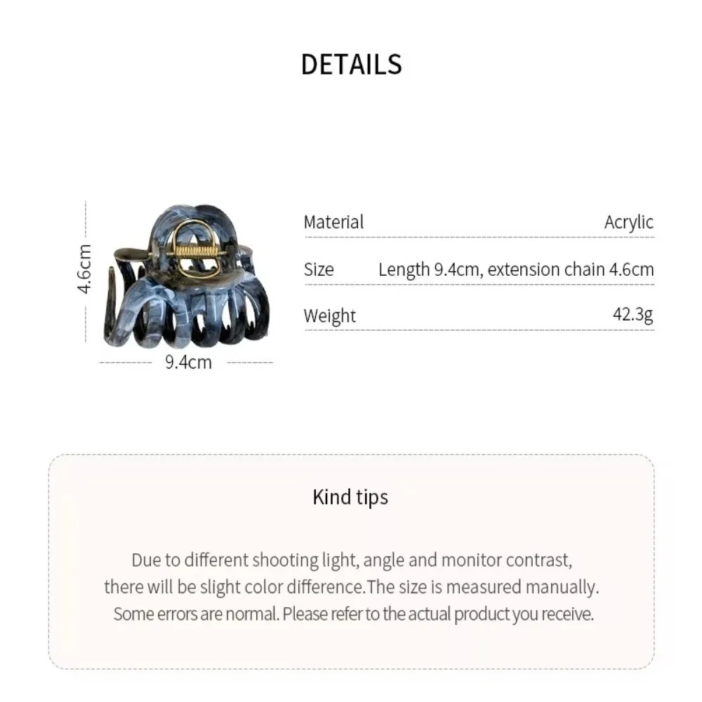 Новый сладкий зажим в виде акулы, нескользящий легкий коготь для волос, элегантный головной убор, заколка для хвоста, украшения для волос