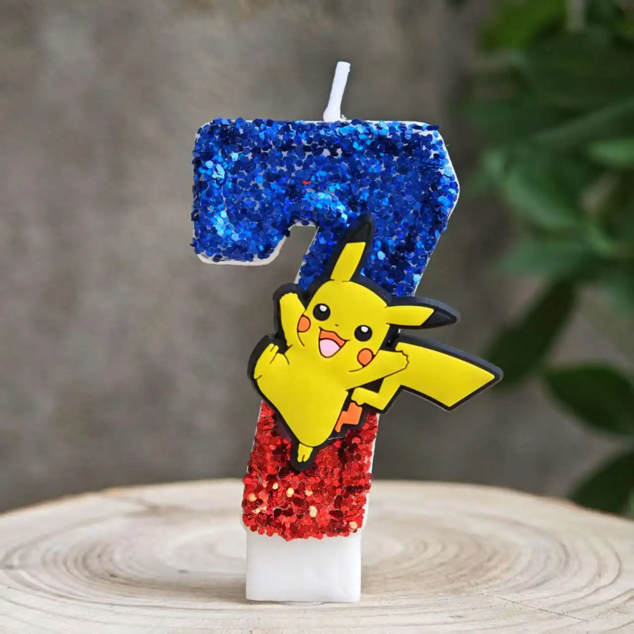Pikachu Pokémon Candles 0-9 Number Cake Decorating Theme Baby Shower Candles Cake Topper Birthday Party Gift - view 3