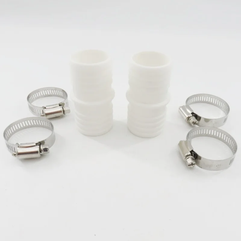 Pool Hose White Quick Connect Adapter 32mm Fittings With Clamp For Swimming Pool SPA