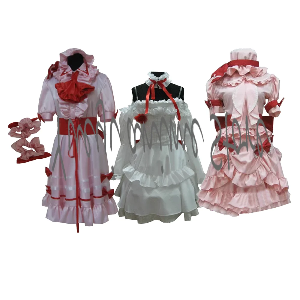 

customized-Touhou Remilia Scarlet Cosplay Costume - Full Set (Gothic Lolita Dress)