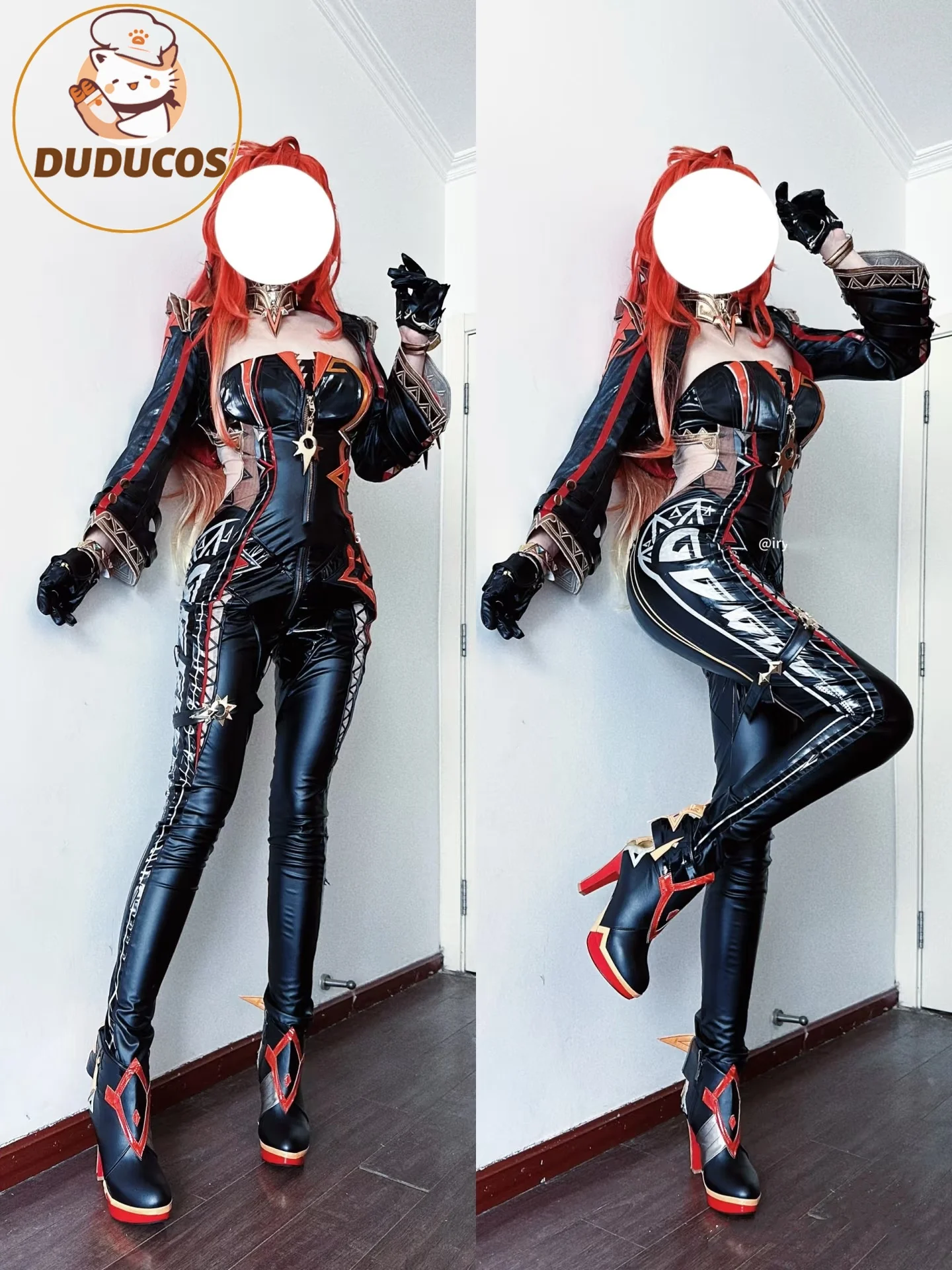 DUDU-SSR Mavuika Cosplay Spiel Genshin Impact Mavuika Pyro Archon Cosplay Kostüm Neues Outfit Halloween Kostüm