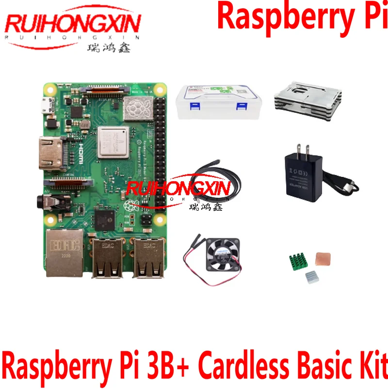 

Raspberry Pi 3B+ Development Board 3rd Generation Cardless Basic Kit