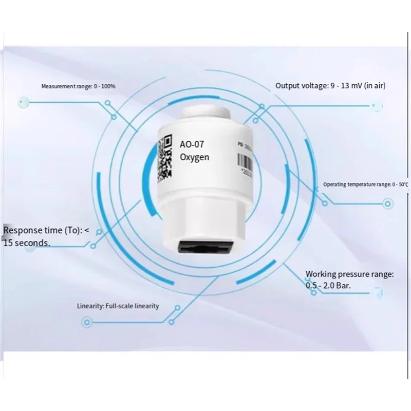 ABKW-New AO-07 Oxygen Sensor O2 CELL Compatible With MOX-3