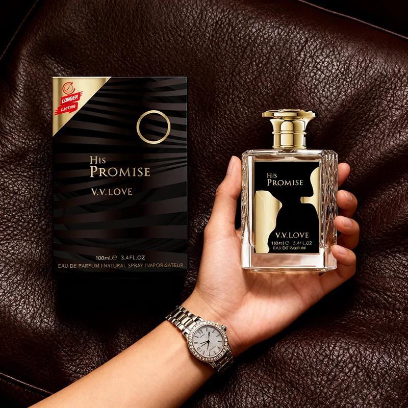 

High-end Perfume Arabian Brand Long-lasting Fresh Chocolate Rose Vanilla Woody Floral Scent Charm Unisex Eau De Toilette 100ml