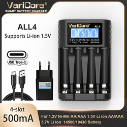 Liitokala Lii-PD4 Lii-500 Lii-402 3.7V 18650 18350 18500 16340 21700 20700 26650 1.2V AA AAA NiMH Lithium-Battery Charger