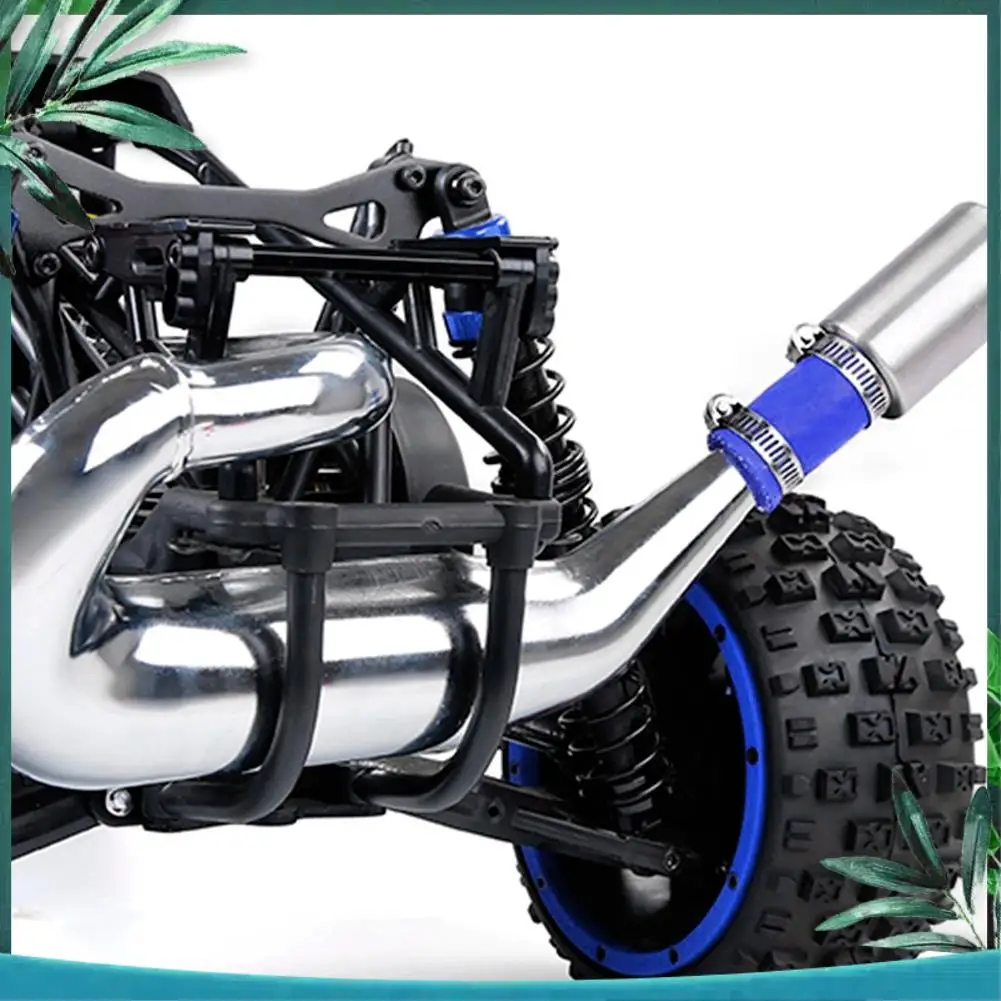 (NEU) Neuer Auspuff-Abgestimmter Rohrschalldämpfer für 1/5 HPI KM Rovan Baja 5B 5T 5SC 5SS Rc Bootsteile Rc Bootsschalldämpfer