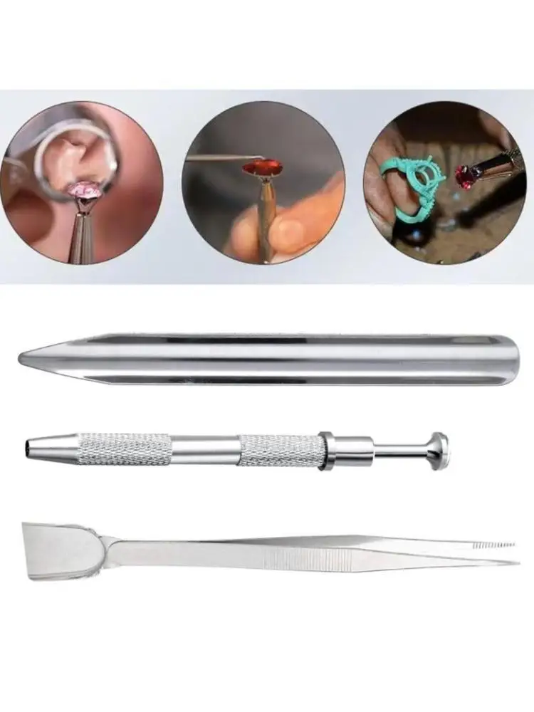 31BB 3 Pack Essential Jewelers Tweezers Kits Stainless Steel Tweezers for Bead Work