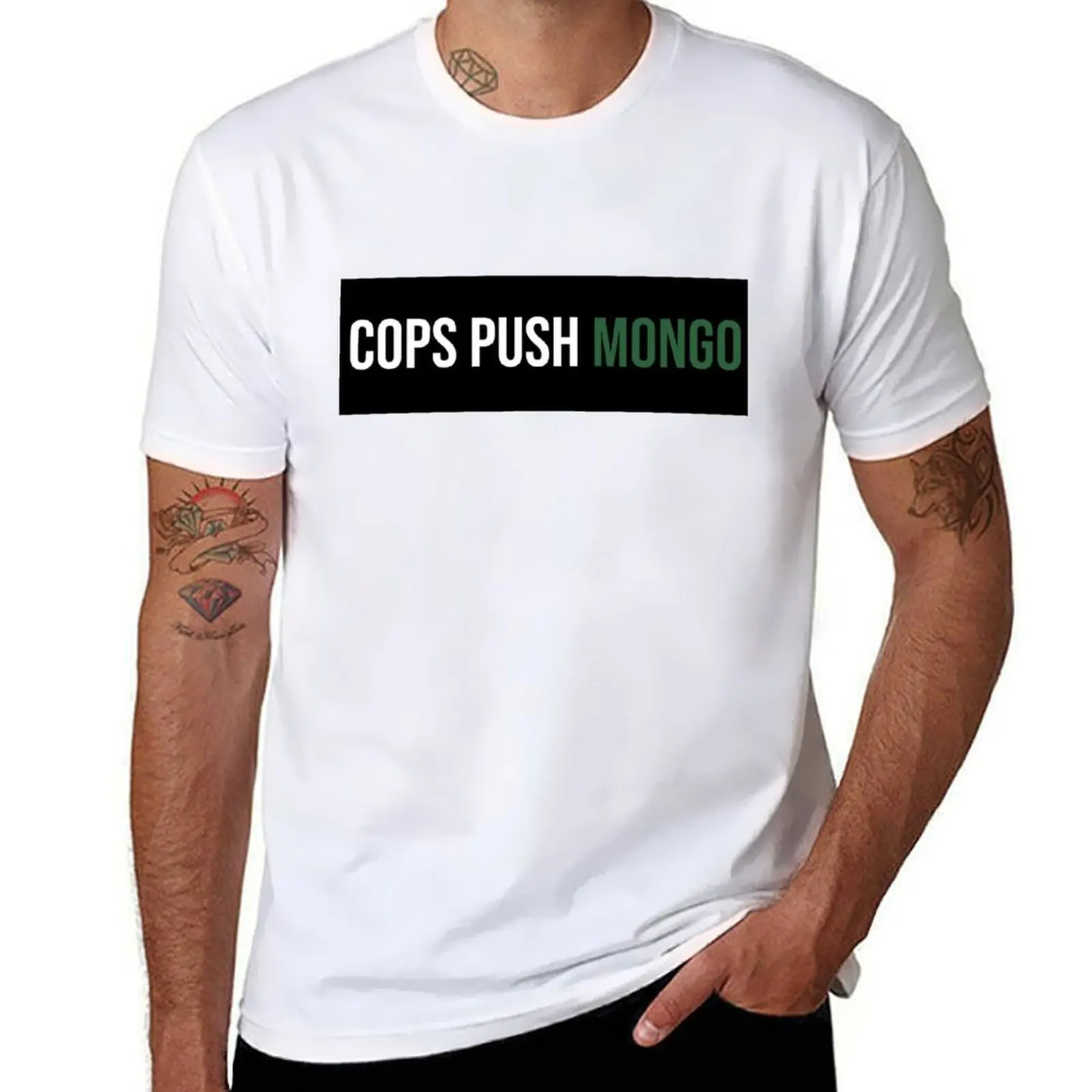 تي شيرت THPS Cops Push Mongo تي شيرت قطني تي شيرت للرجال تي شيرت قطن 100 بالمئة #1