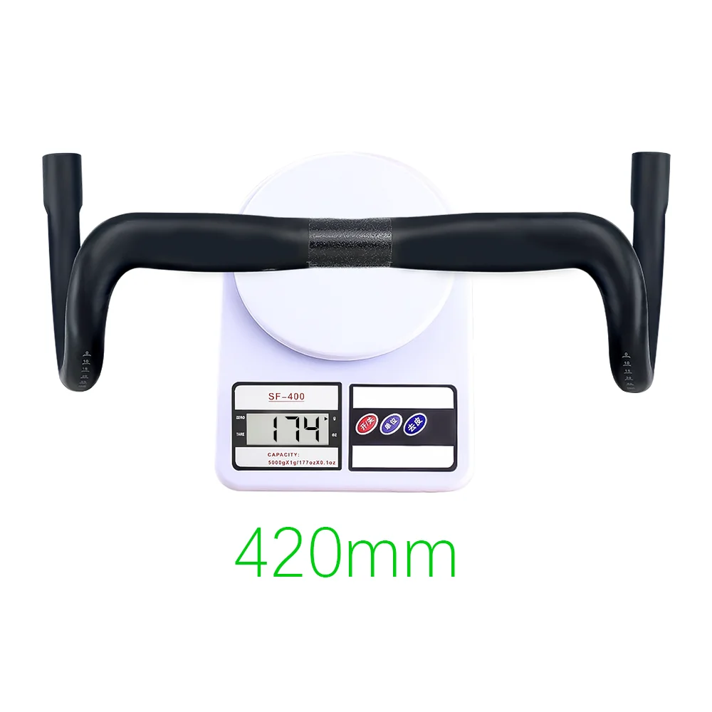 AliExpress Ultra-Light BALUGOE Carbon Fiber Road Bicycle Handlebar Small Bend UD Matte Support Full Internal Wiring for Enhanced Control