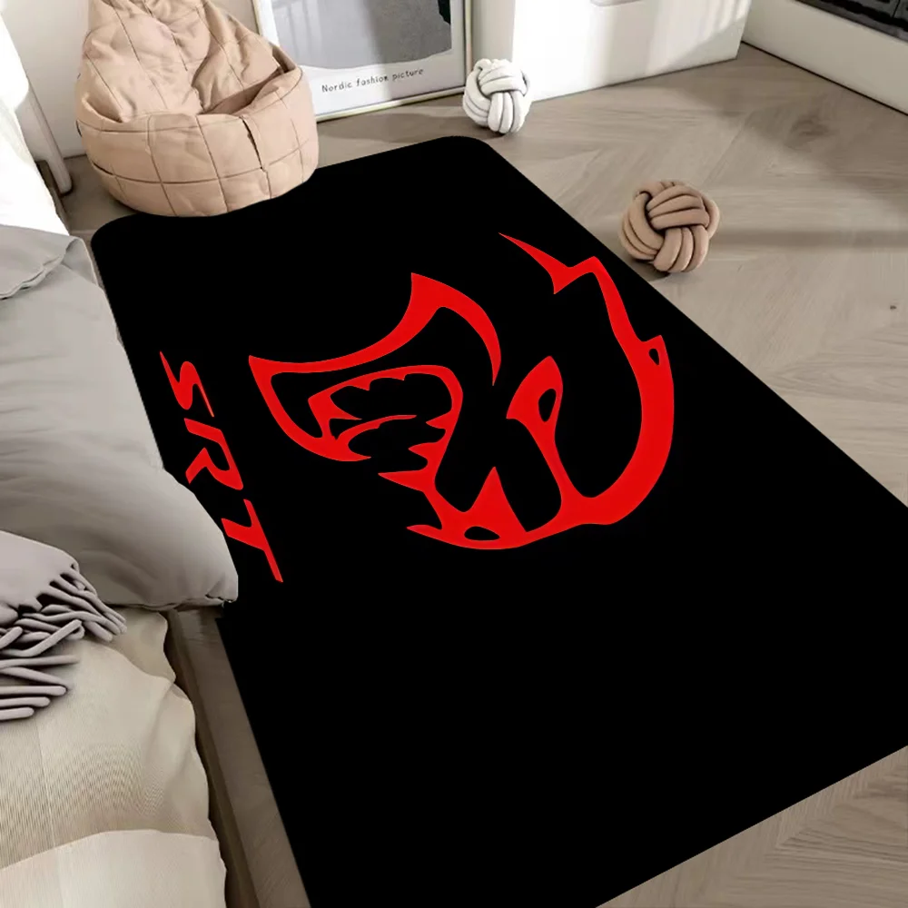 

S-SRT LOGO Floor Mat Cheaper Anti-slip Modern Living Room Balcony Printed Bedside Mats