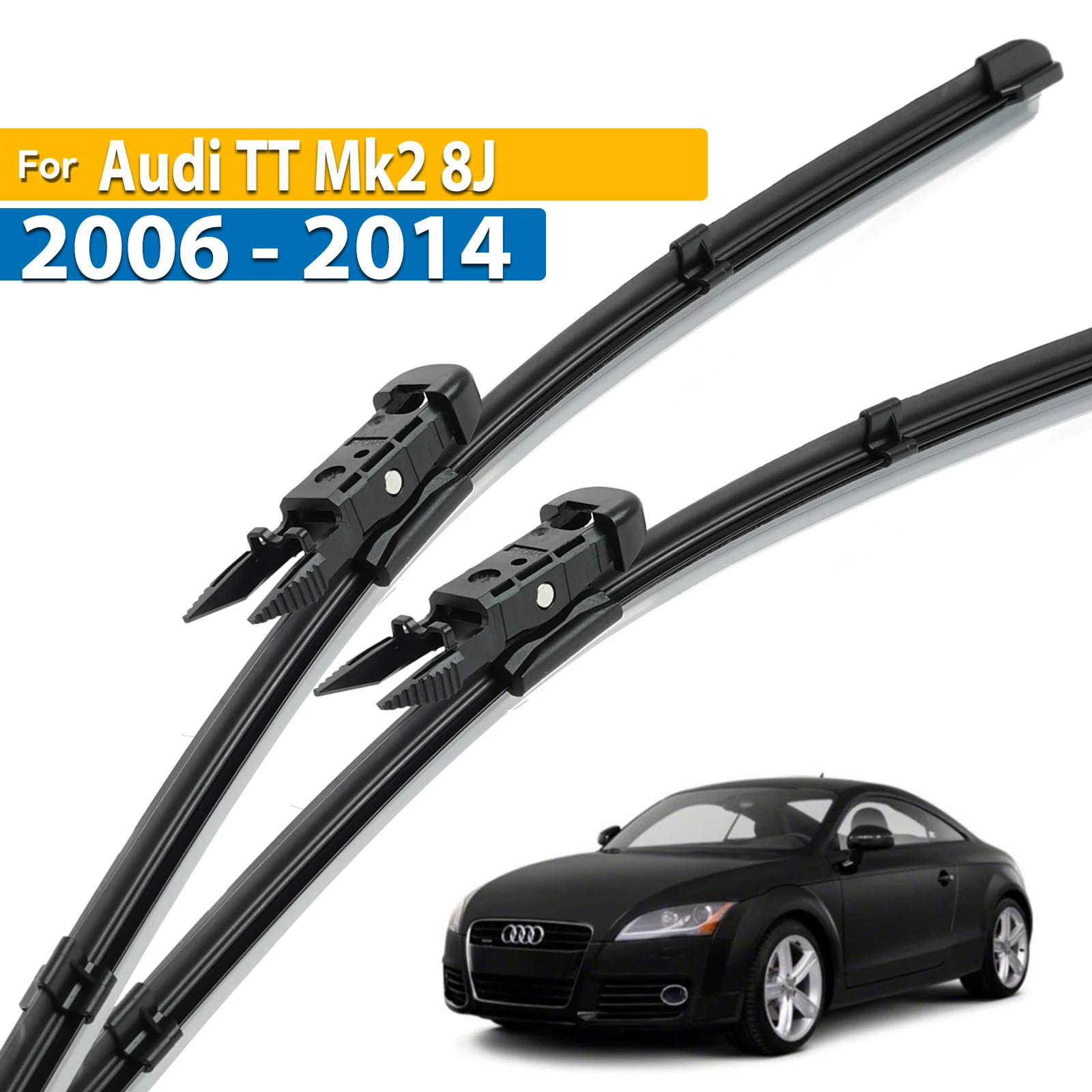 

Erick's Wiper Front Wiper Blades For Audi TT Mk2 8J 2006 - 2014 Windshield Windscreen Clean Window Car Rain Brushes 22"+21"