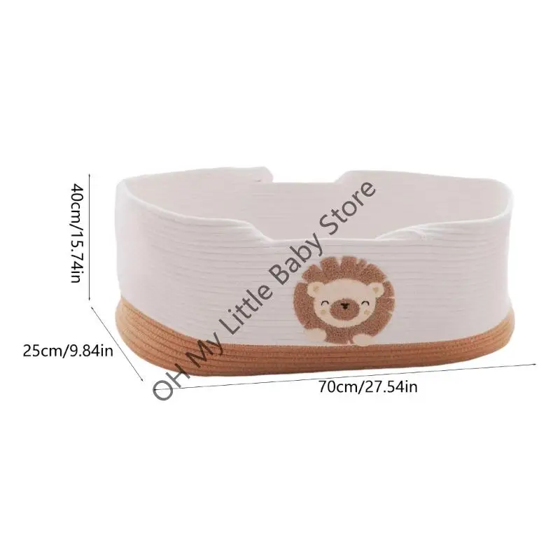 سرير أطفال M76C سهل الاستخدام من القطن المنسوج يدويًا، سرير مضغوط لحديثي الولادة، قماش مريح للاستخدام الداخلي والخارجي #6