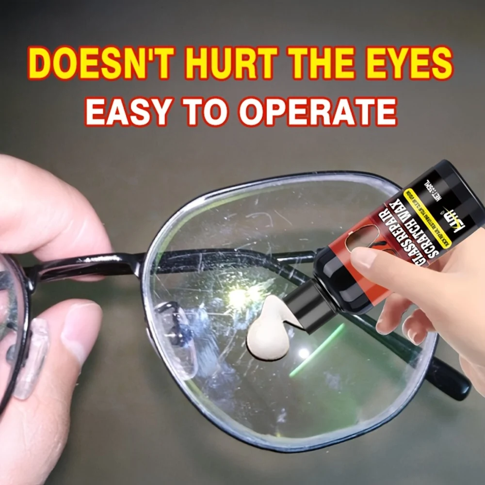 All-in-One Scratch Remover for Glasses & Glass – Fix Scratches, oxidation & Fingerprints Fast – Safe for Lenses, Headlights, Win