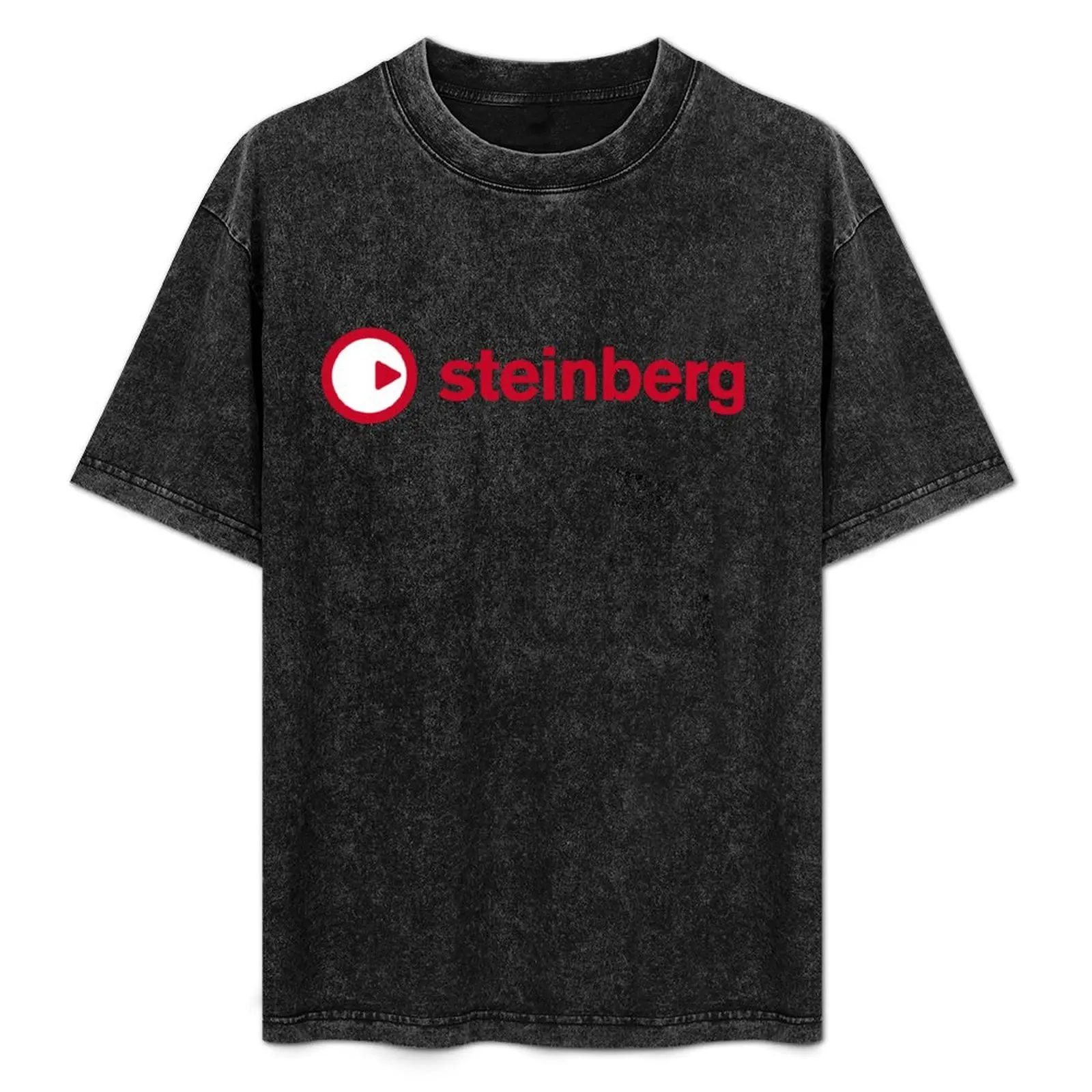 Camiseta con nuevo logotipo de Steinberg, camiseta con estampado de algodón suave