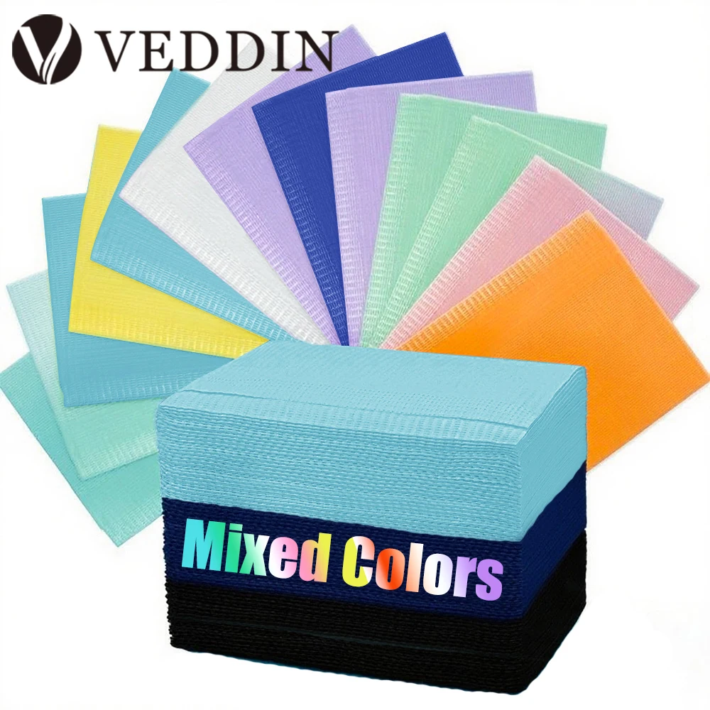 

180/90/45 шт., подушечки для чистки татуировок, разноцветные стоматологические нагрудники, одноразовые чехлы для тату-стола, чистящие салфетки, салфетки, аксессуары для татуировок