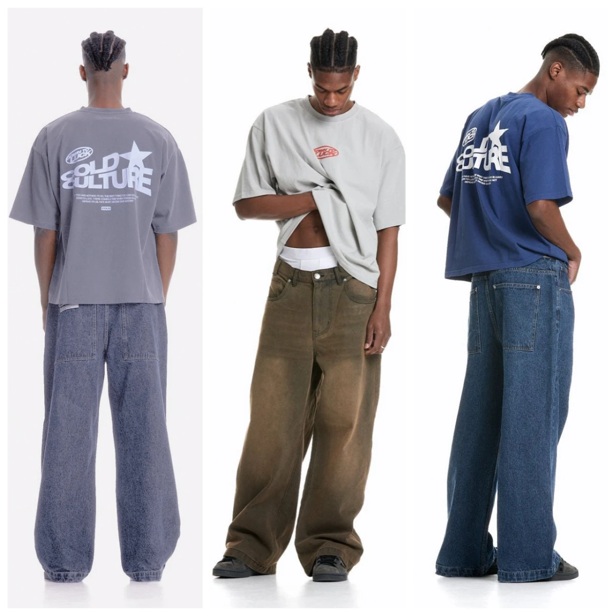 

Coldculture 2025 Summer Classic Men's Unisex Classic Tee Print Cotton Round Neck Comfortable Short Sleeve Casual Sport T Shirt