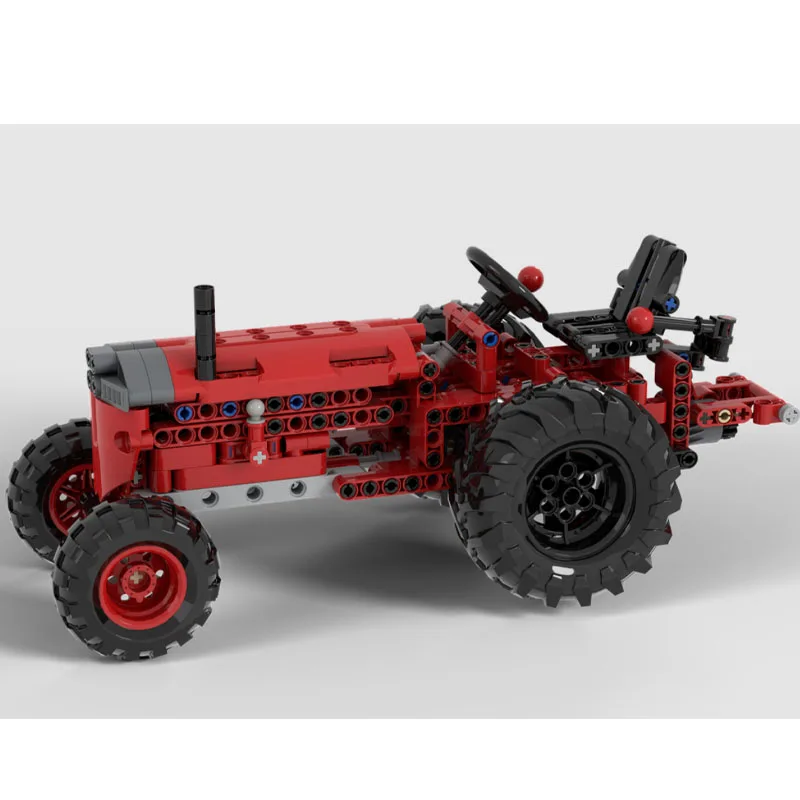 

Конструктор MOC-101861: Классический красный трактор 1980-х годов, 390 деталей. Игрушка-подарок для мальчиков на День рождения и Новый год.