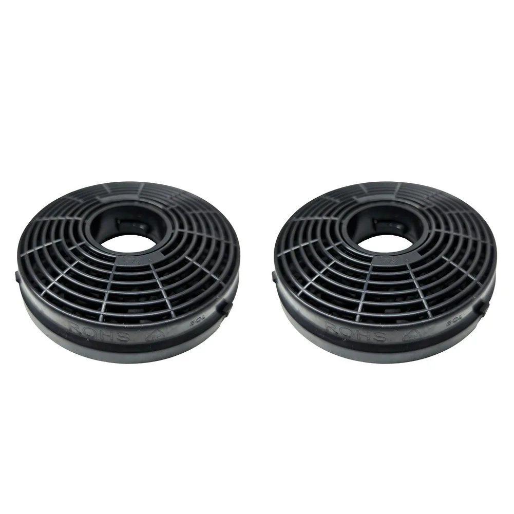 For Range Hood Control Carbon Filter 105x26mm Black Compatible with for lex N2 For CIARRA CBCF002 CFA 70020 Two Piece Package