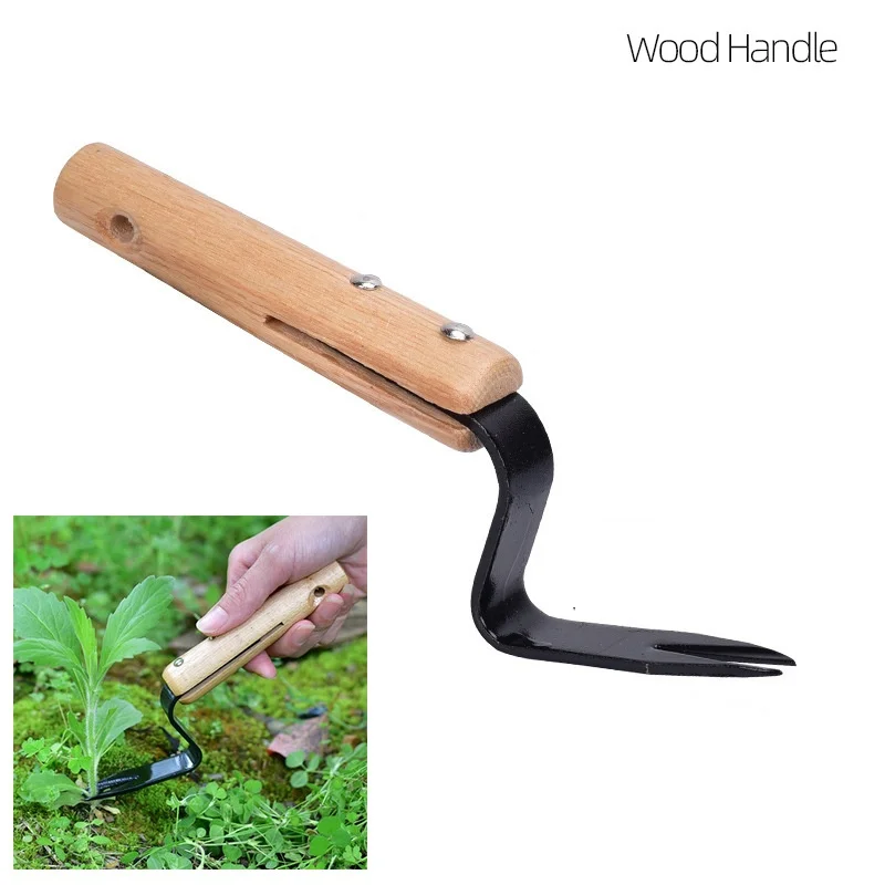 Gap Weeding Tool Multi-Purpose Garden Hand Tool Weeding Metal Fork Used for Clearing Weeds in Yards Terraces and Lanes
