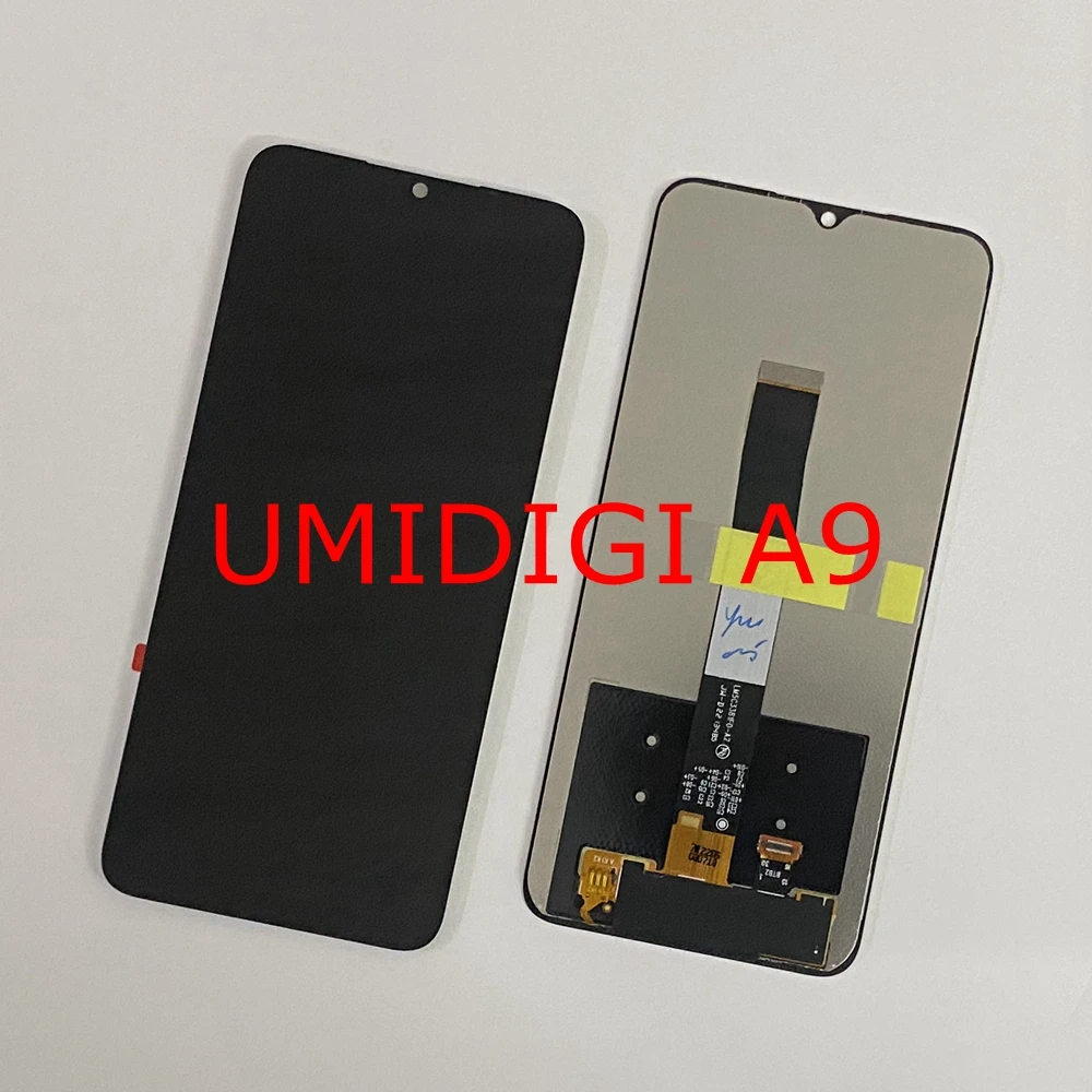 6.53 "für umidigi a9 lcd bildschirm touch digitalis ierer neu getestete lcd bildschirm glasscheibe für umidigi a9 lcd