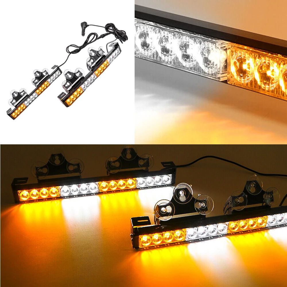 

LED Emergency Strobe Windshield Light For Patrol Cars Engineering Clearance Trucks for Forklift Trucks Transport Trucks