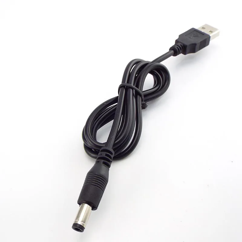 USB Port to 5V DC 3.5*1.35mm 2.0*0.6mm 2.5*0.7mm 4.0*1.7mm 5.5*2.1mm 5.5*2.5mm Plug Jack Power Extension Cable Connector D3