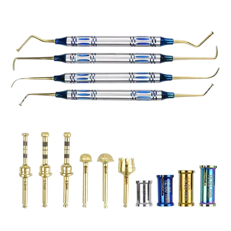 15pcs/set Dental Implant Sinus Kit Drills Stoppers Sinus Lifting Elevation Hand Instruments Surgical Tools