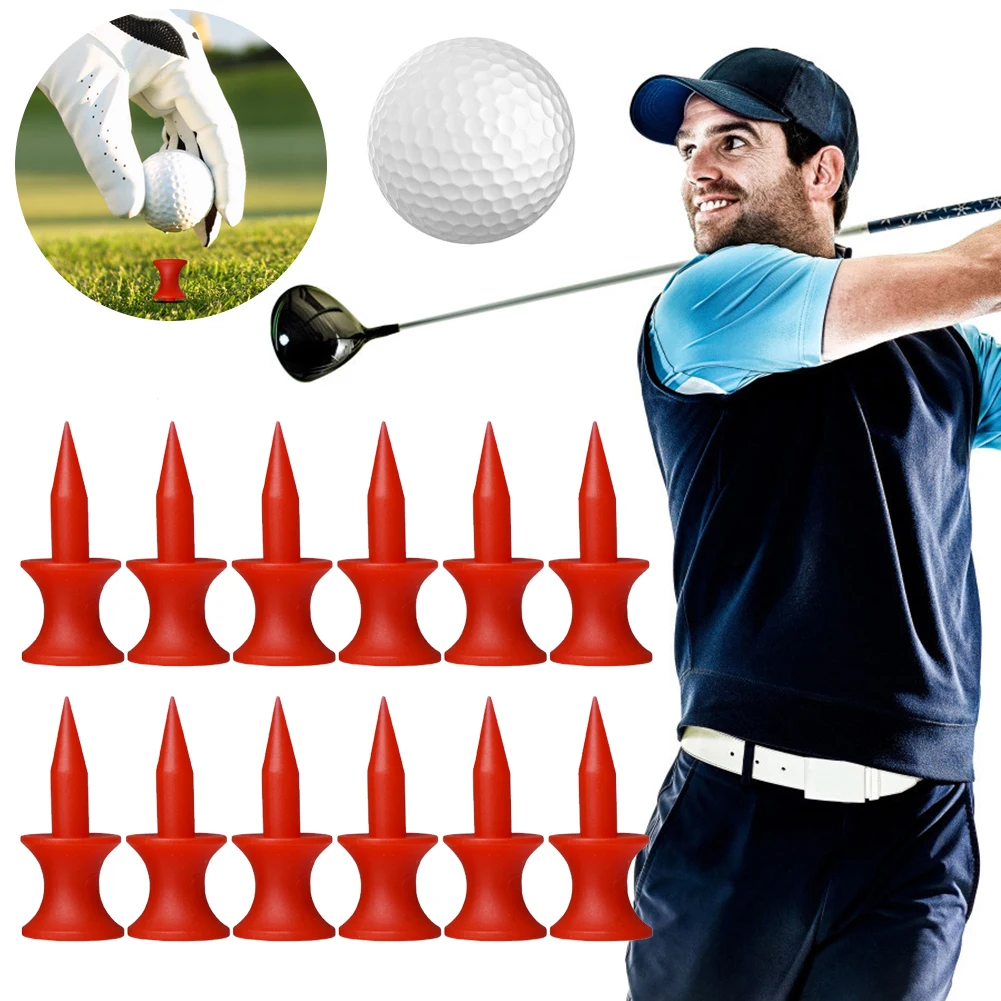 

50 шт. портативных пластиковых держателей для мячей для гольфа ярких цветов, держатели для мячей для тренировок по гольфу, аксессуары для гольфа