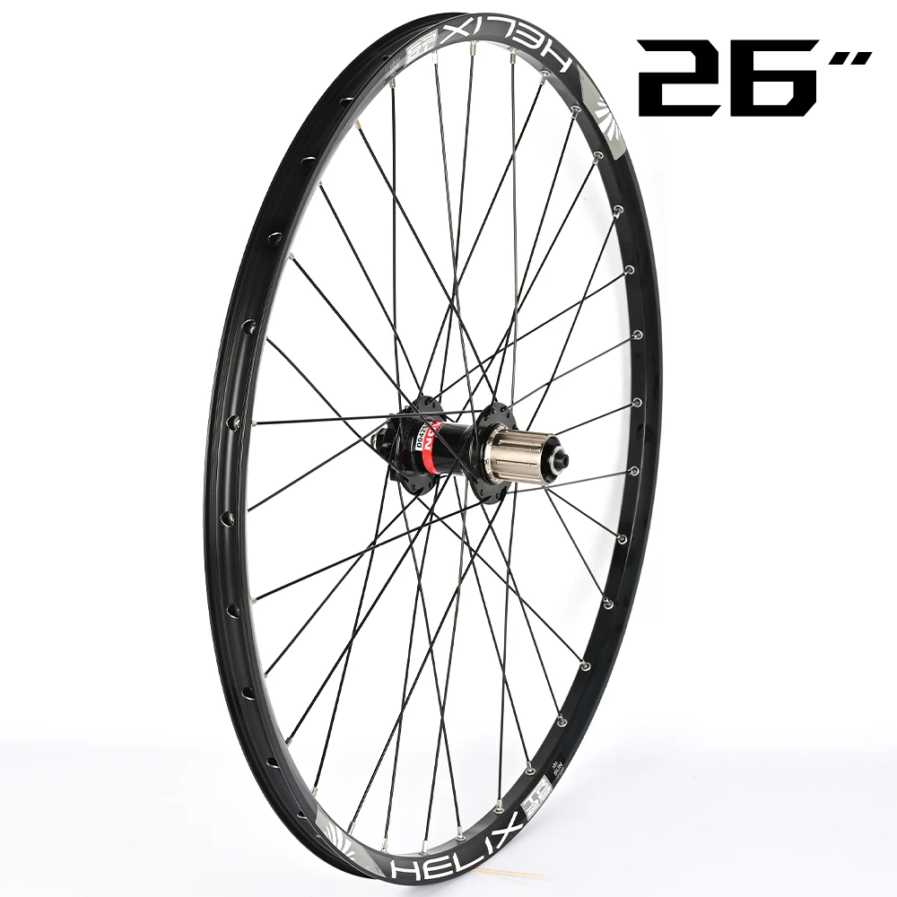 Novatec Fietswielset 26/27.5/29 Inch Met D042sb Hubs Qr Sunringle Velg 32 Gaten Mtb Fietswiel Schijfrem Binnenband