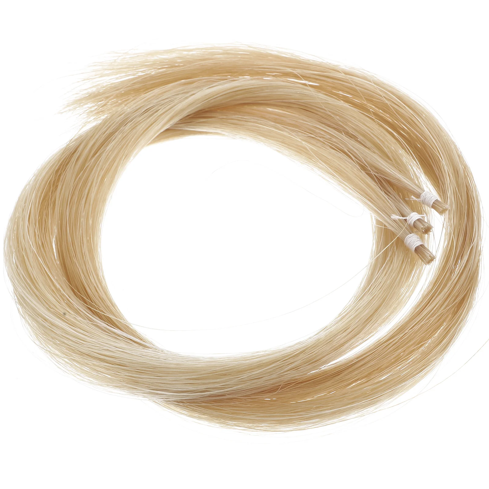 3 Hanks Tail Traditional Material Horse Hair for Violin Accessories Professional Bow