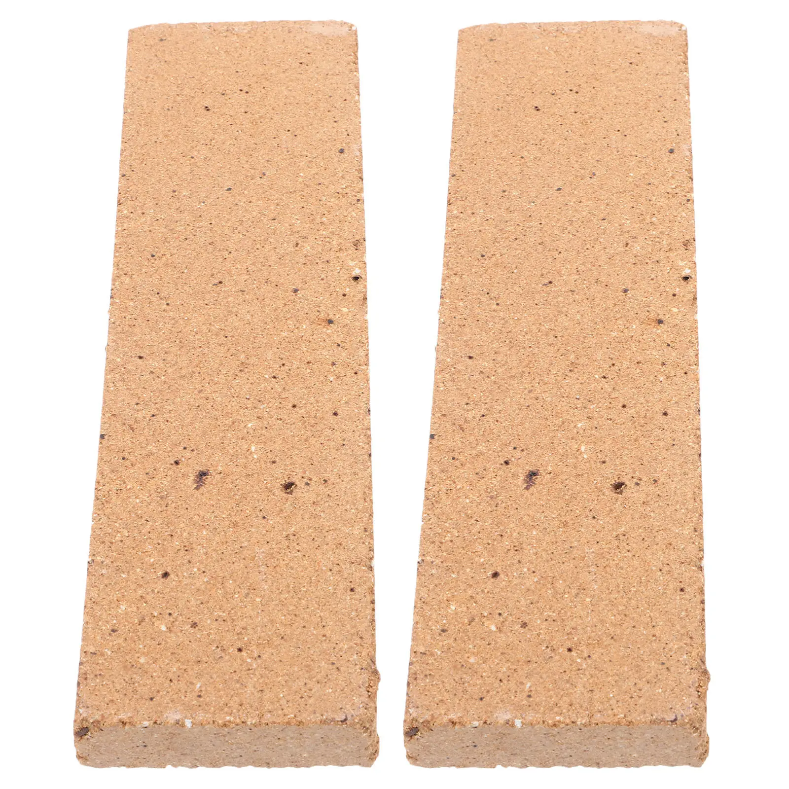 Refractory Insulation Fire Bricks 2 Pack Heat Resistant Clay Blocks for Fireplace Repair Outdoor Grill