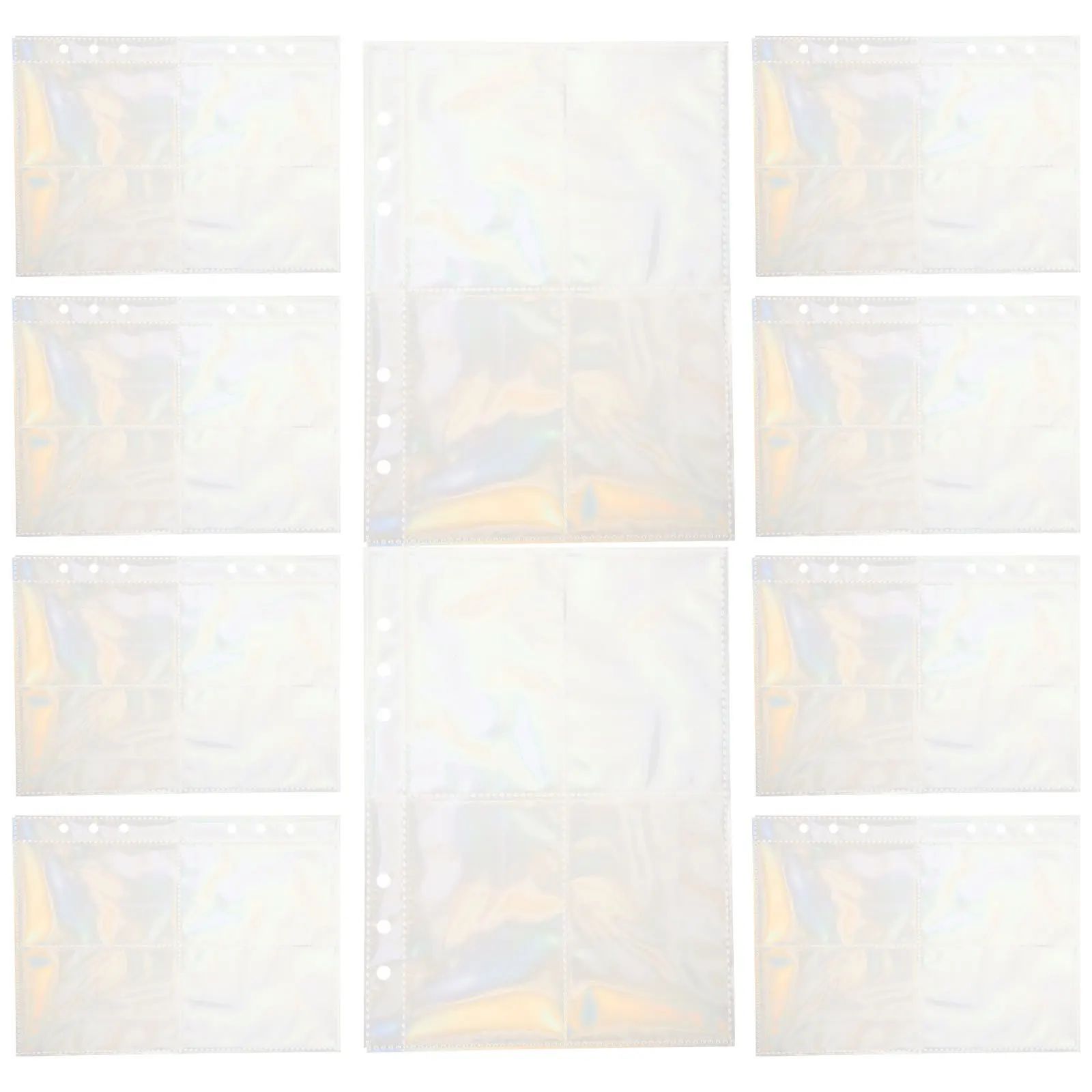 أكمام ألبوم الصور الشفافة، صفحات بليندر قابلة لإعادة الملء لملحقات كتب الصور القابلة للاستبدال، جيوب شفافة #3