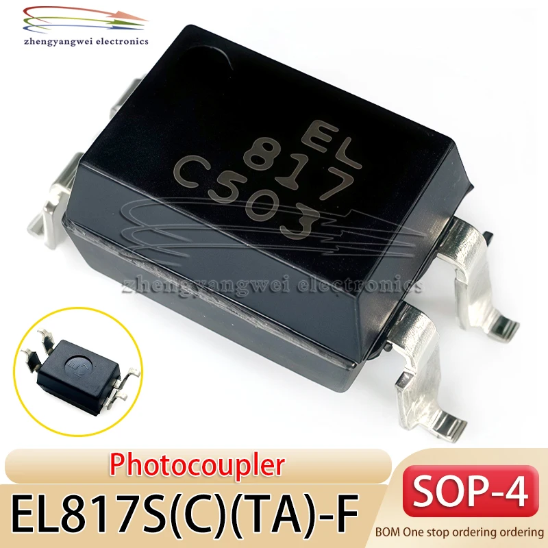 20PCS EL817S (C) (TA) - F SOP-4 Code EL 817 EL817S Optocoupler Transistor Output Optocoupler
