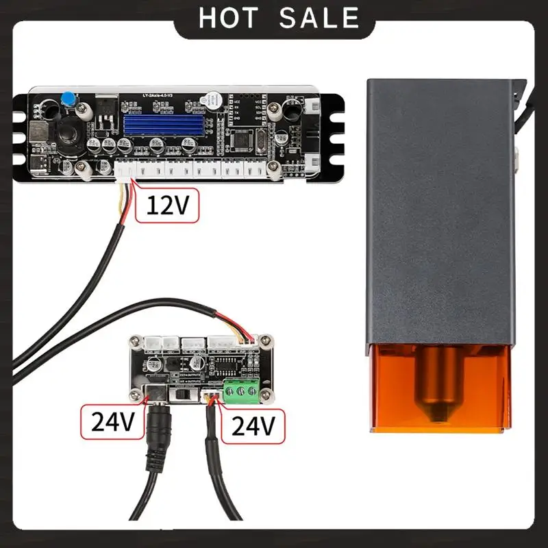 24-Hour Delivery 20W 40W 80W Interface Driver Adapter Board Engraving And Cutting Machine Module Adapter Board