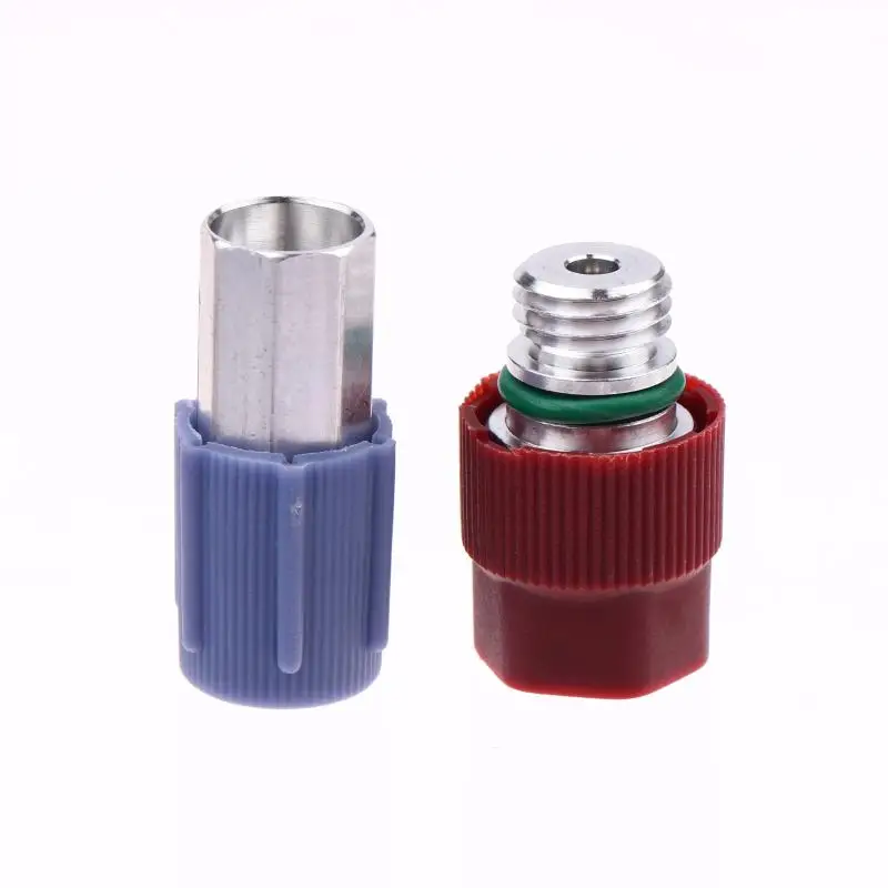 2PCS Air Conditioning Hd Nd Adapter Connections R134a For Opel  Seat Nd Adapter Und 357820795H