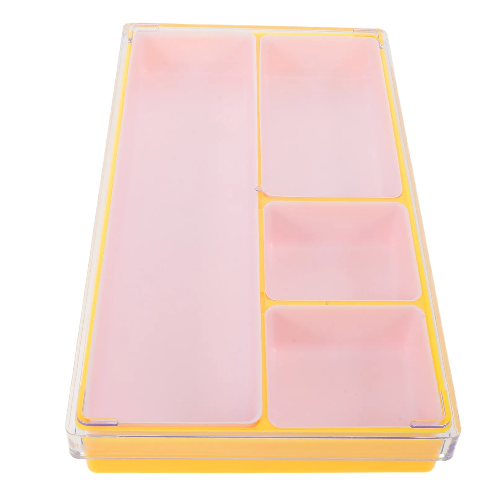 Watch Parts Organizer Box with Lid Small Plastic Storage Tray for Watch Repair Hardware and Movements