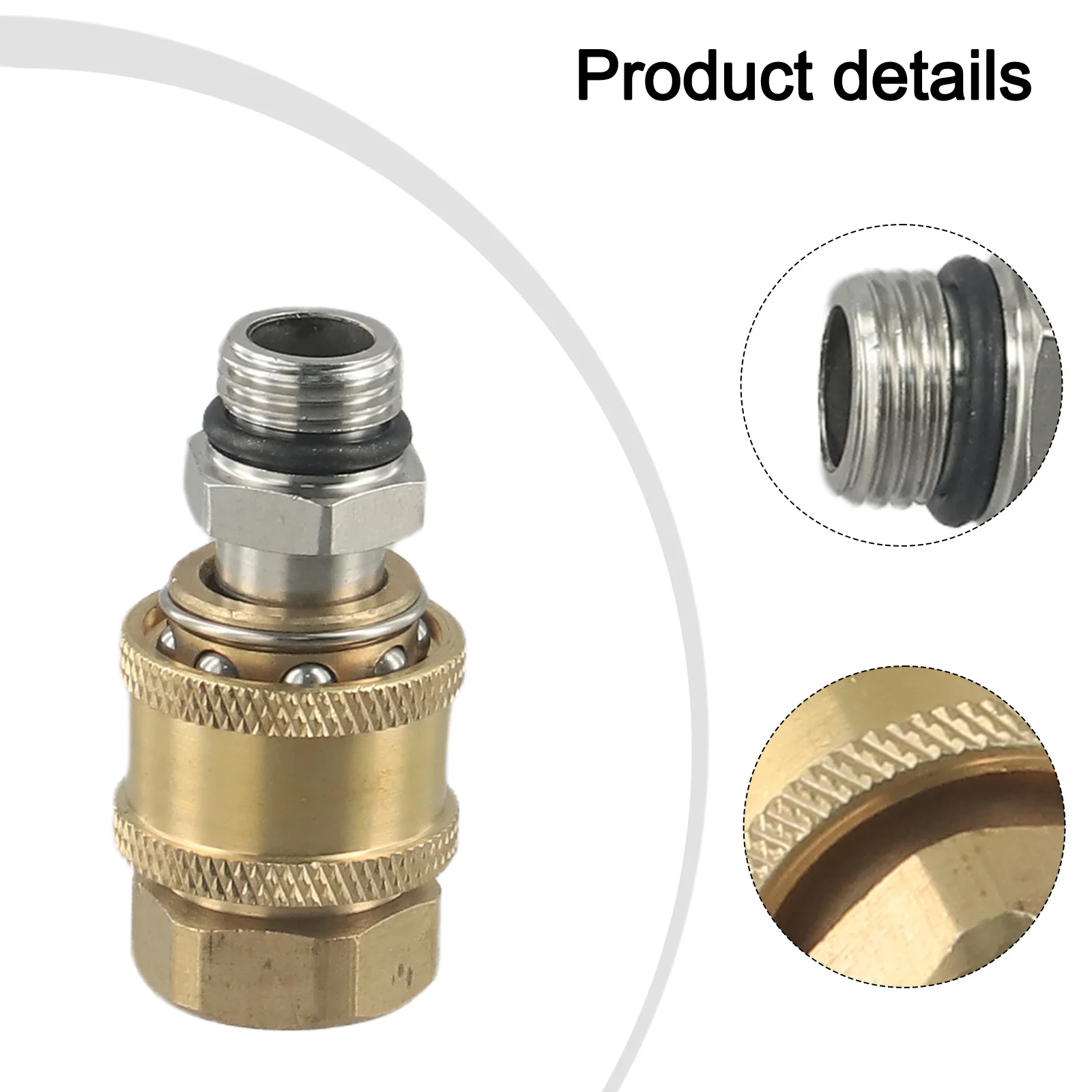 For High Pressure Washers Cleaning Machine Connector G1 4 Quick Connector Home Cleaning G1 4 Copper And Stainless Steel