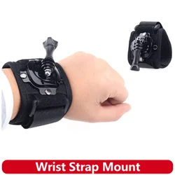 Wrist Strap Mount 360° Rotatable Holder For GoPro Hero 13 12 11 10 9 8 7 SJCAM AKASO Insta360 DJI Osmo Action Camera Accessories