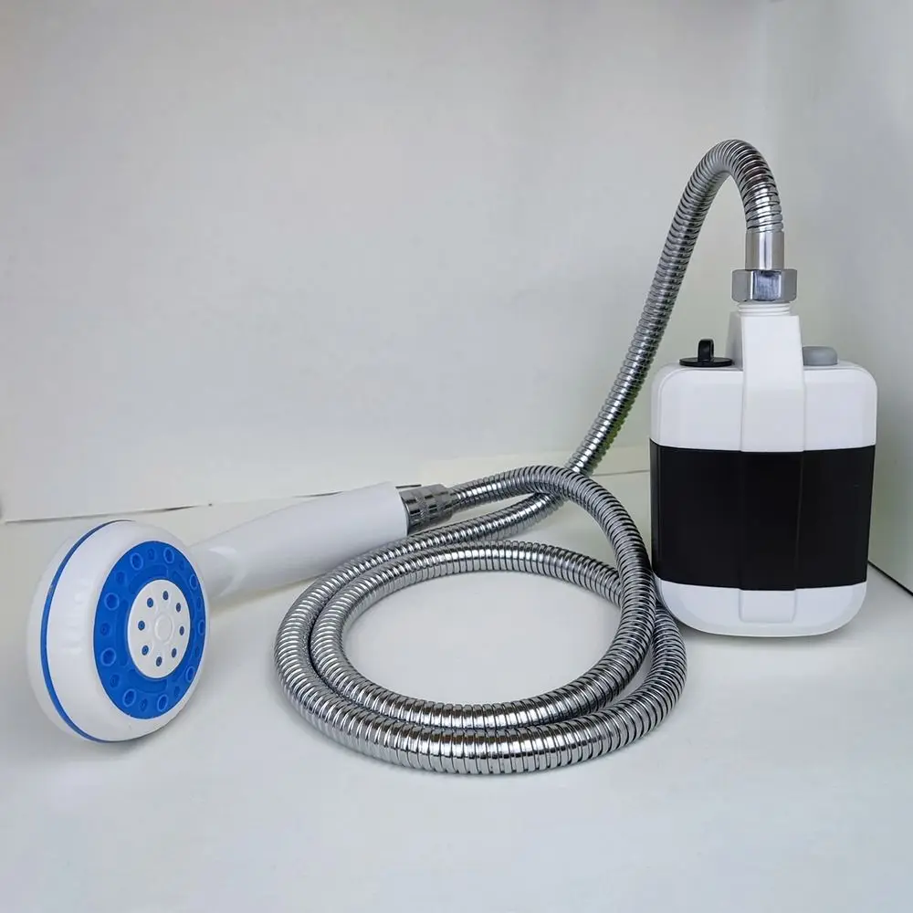 

Portable Camping Electric Shower Head ABS USB Rechargeable Outdoor Shower Head Kit Waterproof Durable Handheld Shower Pump
