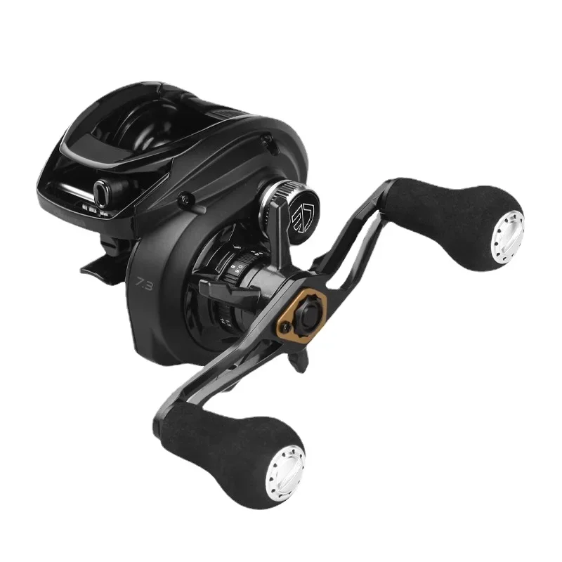 Okuma HAKAI DT mulinelli da pesca Baitcast a basso profilo interamente in metallo con una bobina poco profonda di ricambio e una bobina profonda di