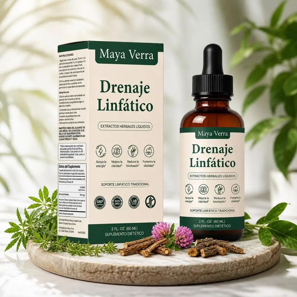 Maya Verra Lymphatic Support Liquid Drops Serum Supplement Support Lymphatic Health Improve Body Circulation Support Swelling