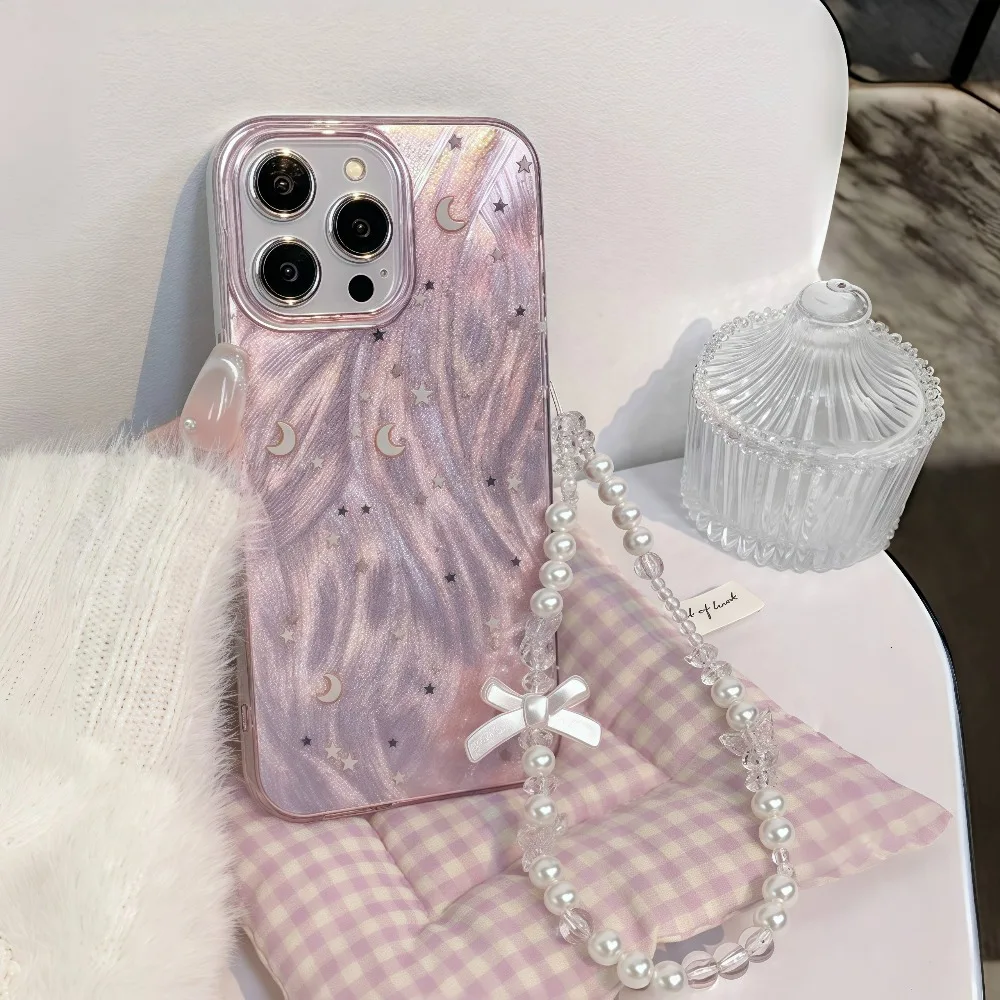 Doce estrela lua padrão caso de telefone para xiaomi 15t mi 11 lite 5g capa para xiaomi 13 14 15 13t 14t 15t 17 pro max fundas casos