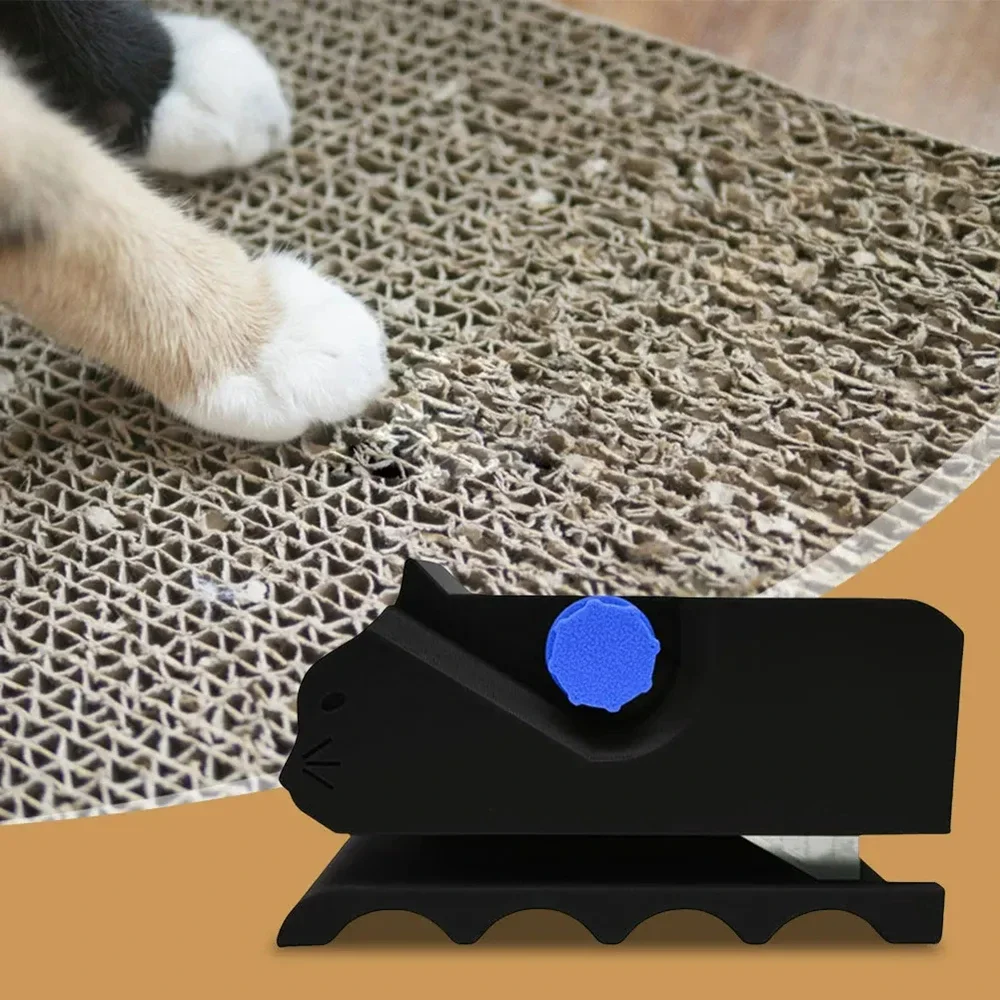 고양이 Scratcher 커터 골판지 재활용 도구 고양이 Scratchers에 대한 만화 3D 인쇄 골판지 스트립 스트리퍼