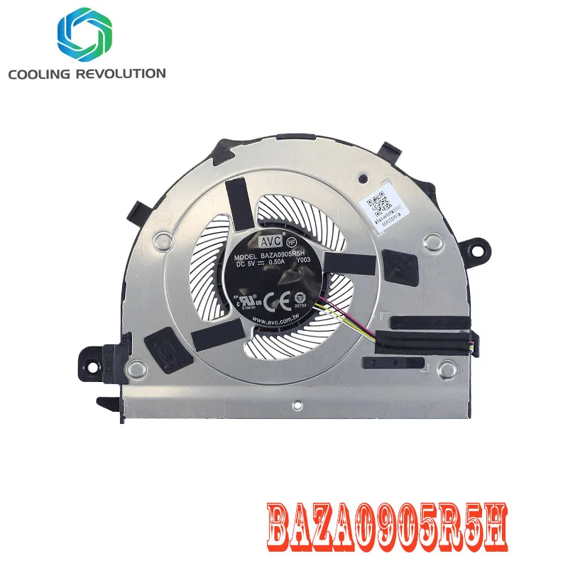 Laptop CPU Cooling Fan BAZA0905R5H DC5V 0.50A 4Pin for HUAWEI H96 PRO RK3399 MAX honor KPL-W0X VLT-W50 W60 W70 KPL-W00