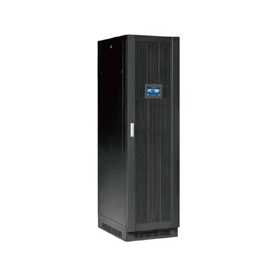 Industrial Grade Three Phase Low Frequency 90-600KVA Modular UPS 40-70Hz AC Touch LCD Display BMS Management Power Bank Supply