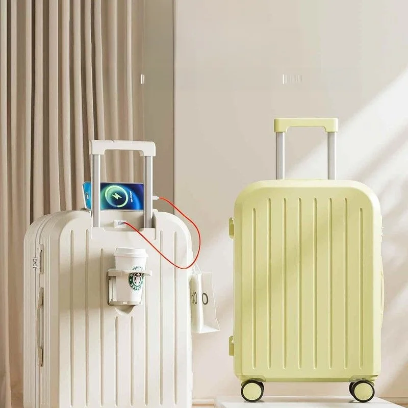 軽量小型20インチ旅行スーツケース-レディース新作2025-機内持ち込みバッグ-耐久性のあるパスワードロック付きプルロッド-カジュアルシーン