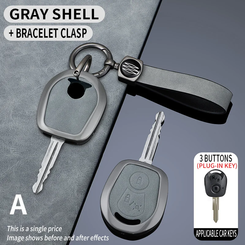 Car Key Bag For Ssangyong Actyon Kyron Rexton Ssang Yong Car Key Case Cover Fob
