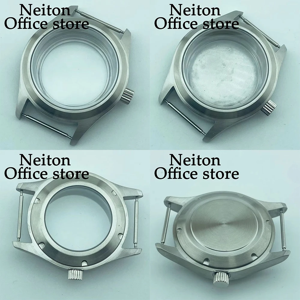

Корпус часов NEITON 36 мм/39 мм подходит для механизма NH35 NH36 NH34 серебряный стерильный корпус часов сапфировое стекло