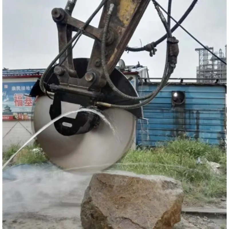 Scie circulaire de vente chaude coupant la scie hydraulique de roche de béton de grès de roche dure pour des machines d'ingénierie de pelle