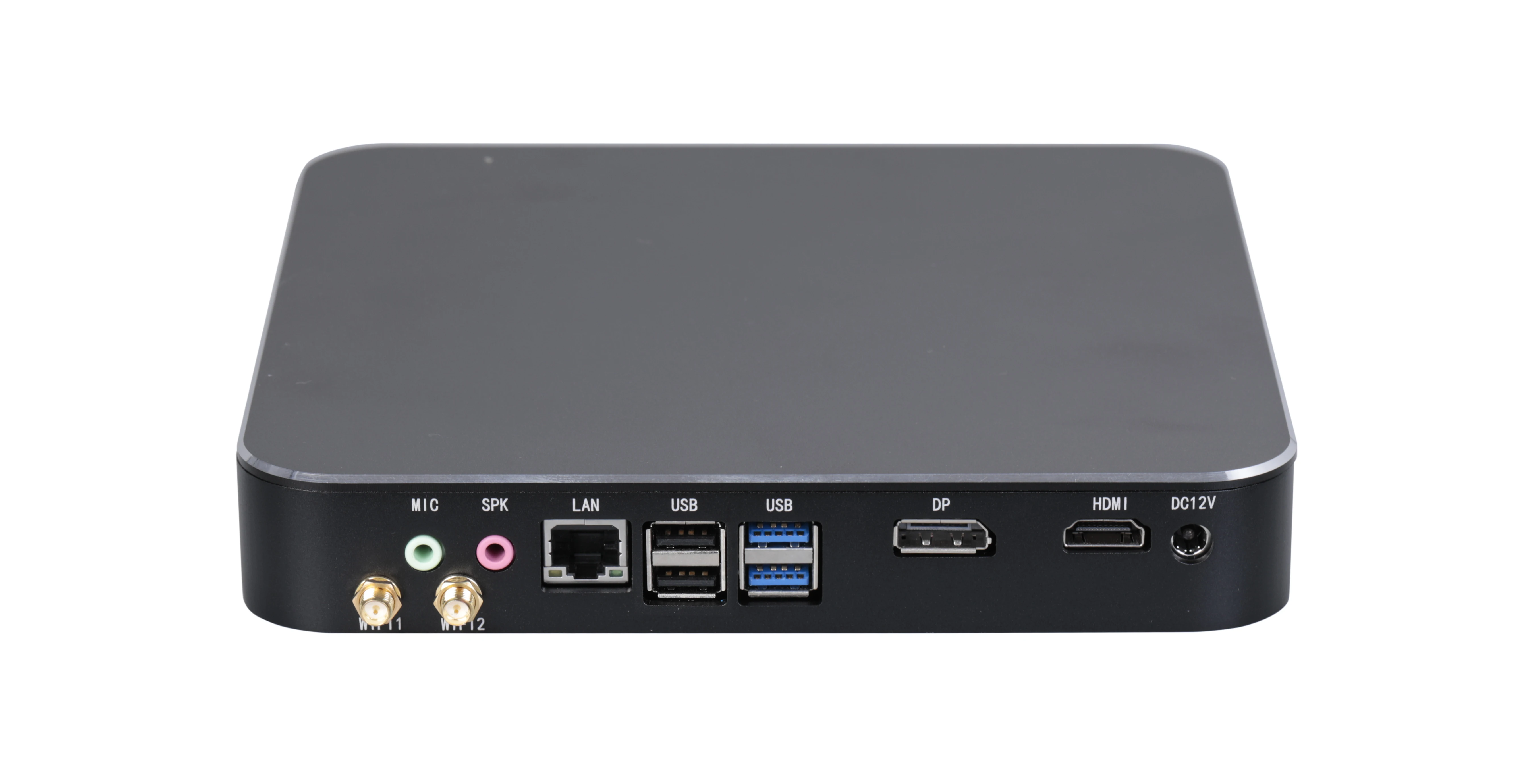 2025 ELSKY HD4003 Business Mini PCs with J4125 Processor 4K 60Hz DP+HDMI Display MSATA Disk DDR4 Memory 1/2*RJ45